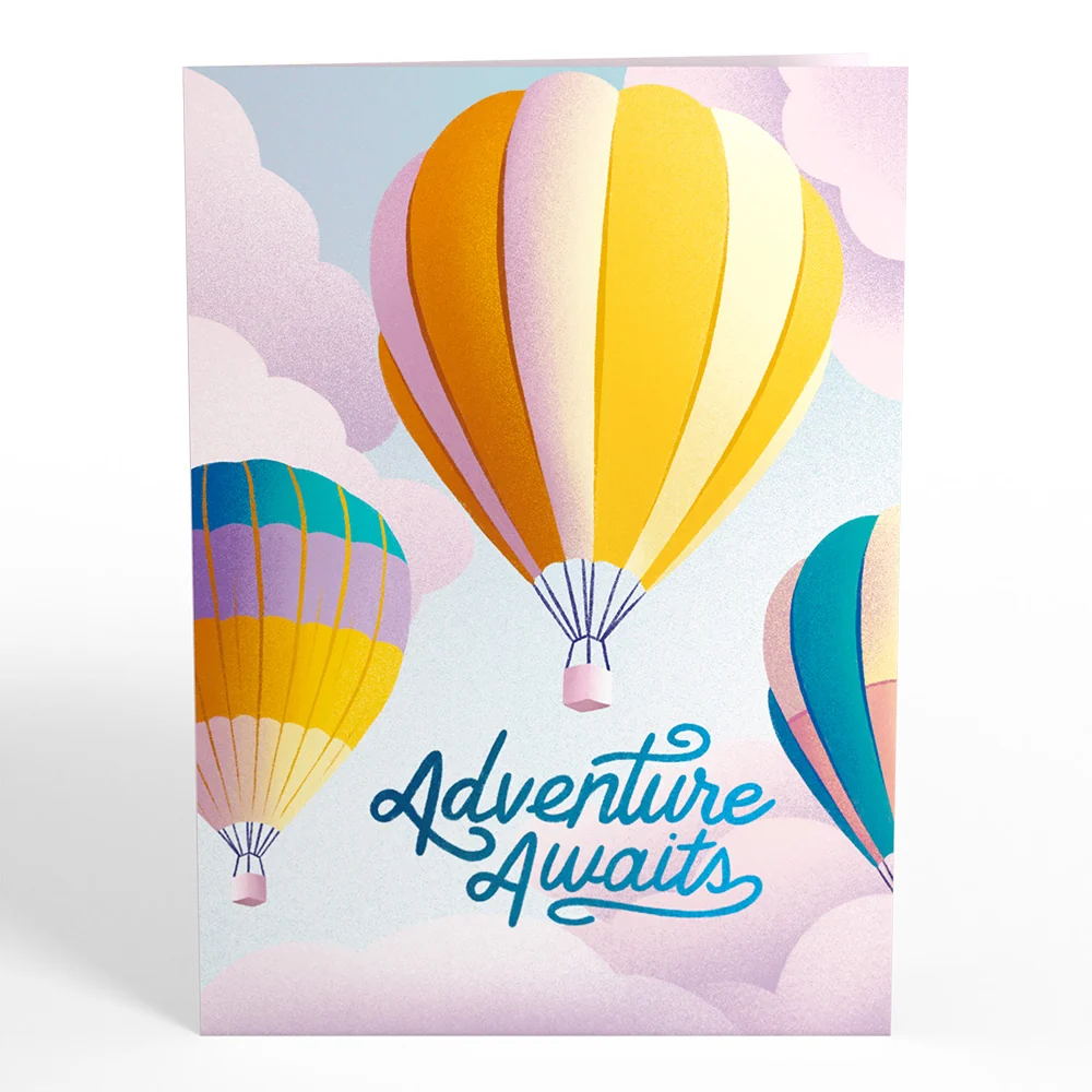 Lovepop Adventure Awaits Hot Air Balloon Pop-Up Card - Image 4