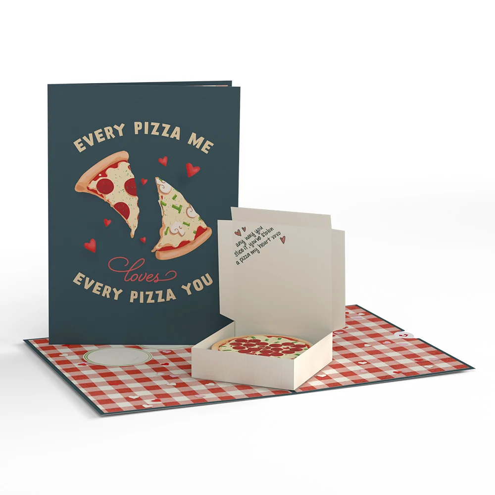 Lovepop Pizza Love Pop-Up Card