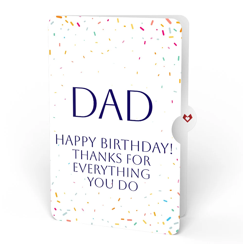 Lovepop Happy Birthday Balloons Music and Lights Pop-Up Card and Sentiment Set for Dad - Image 4