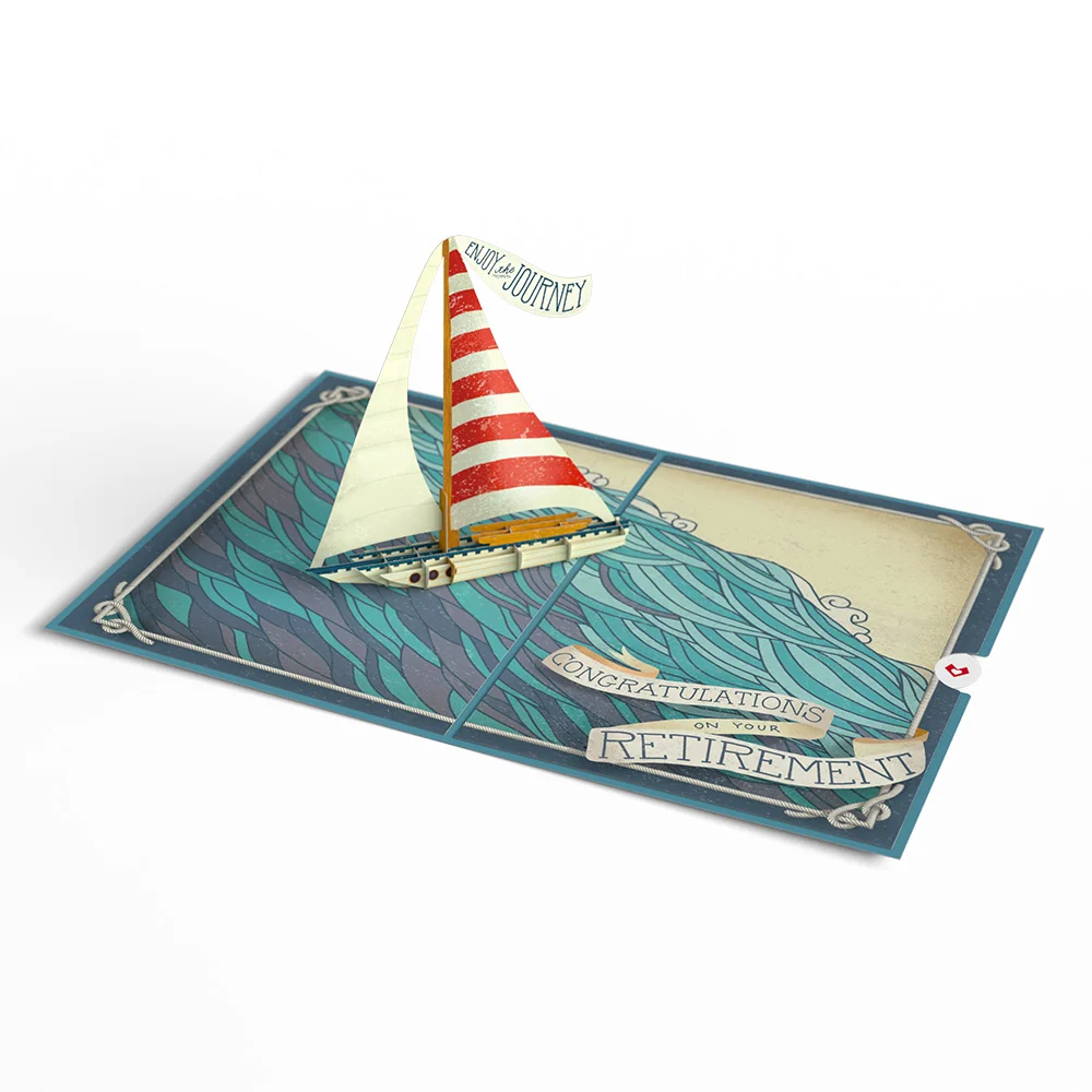 Lovepop Adventure Awaits Retirement Pop-Up Card - Image 3