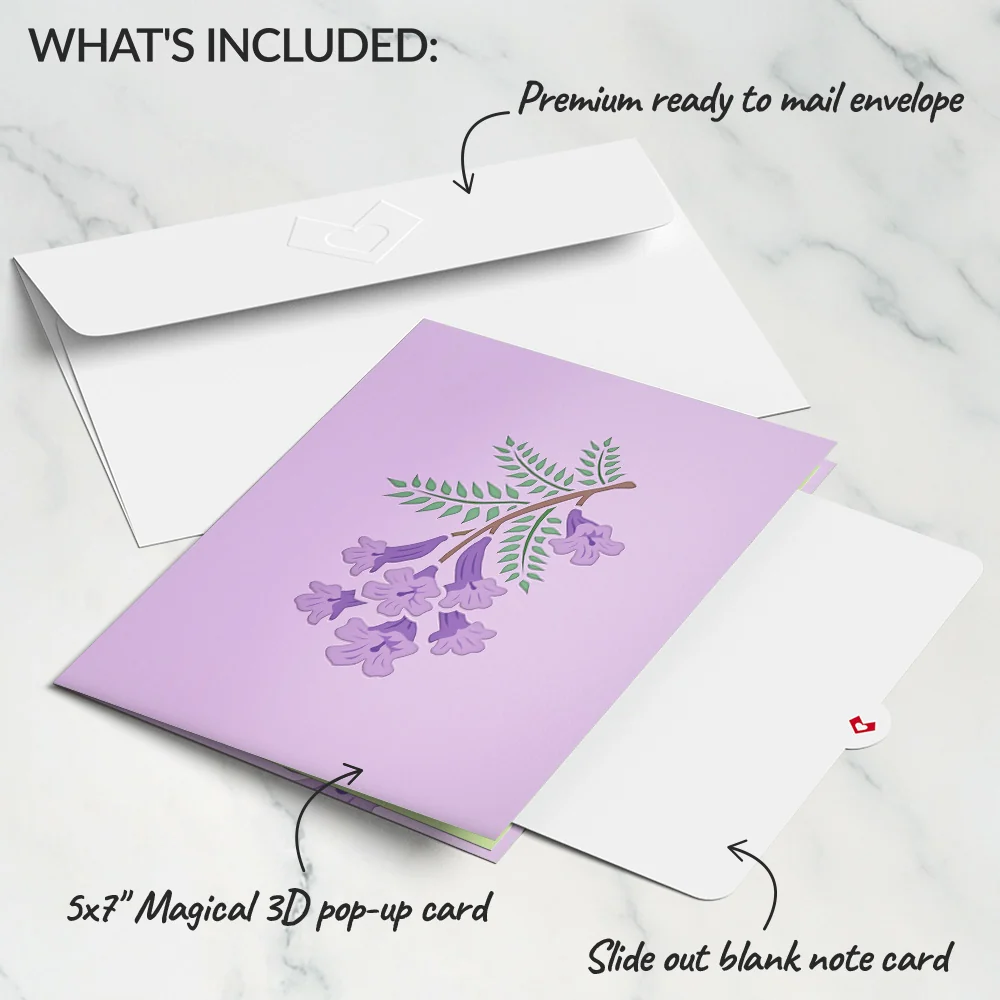 Lovepop Jacaranda Tree Pop-Up Card - Image 5