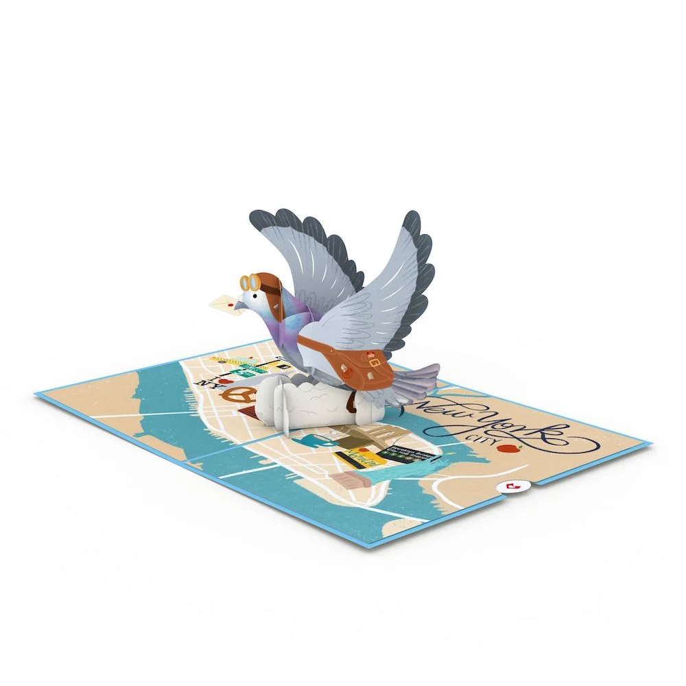 Lovepop NYC Messenger Pigeon Pop-Up Card - Image 3