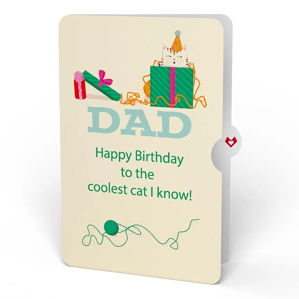 Lovepop Party Cats Birthday Pop-Up Card and Sentiment Set for Dad - Image 4