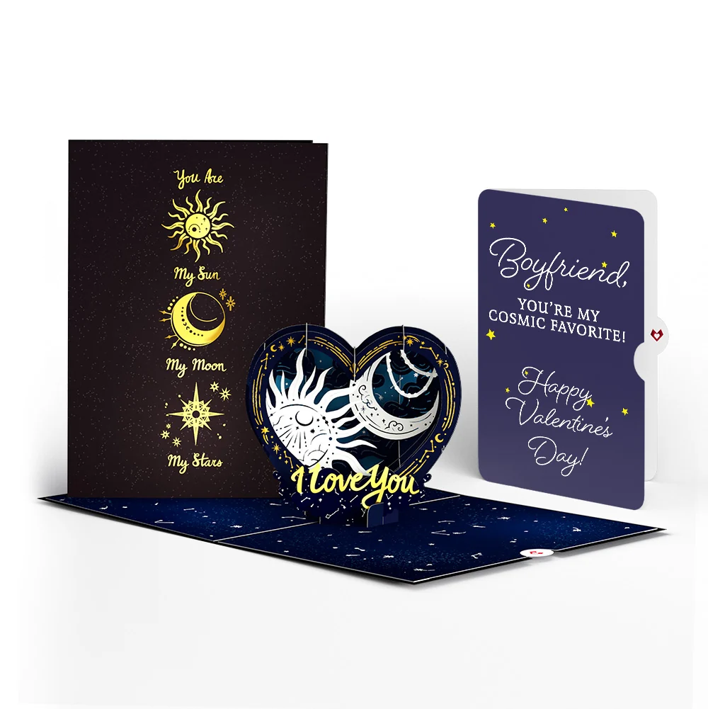 Lovepop Celestial Love Pop-Up Card and Sentiment Set for Boyfriend