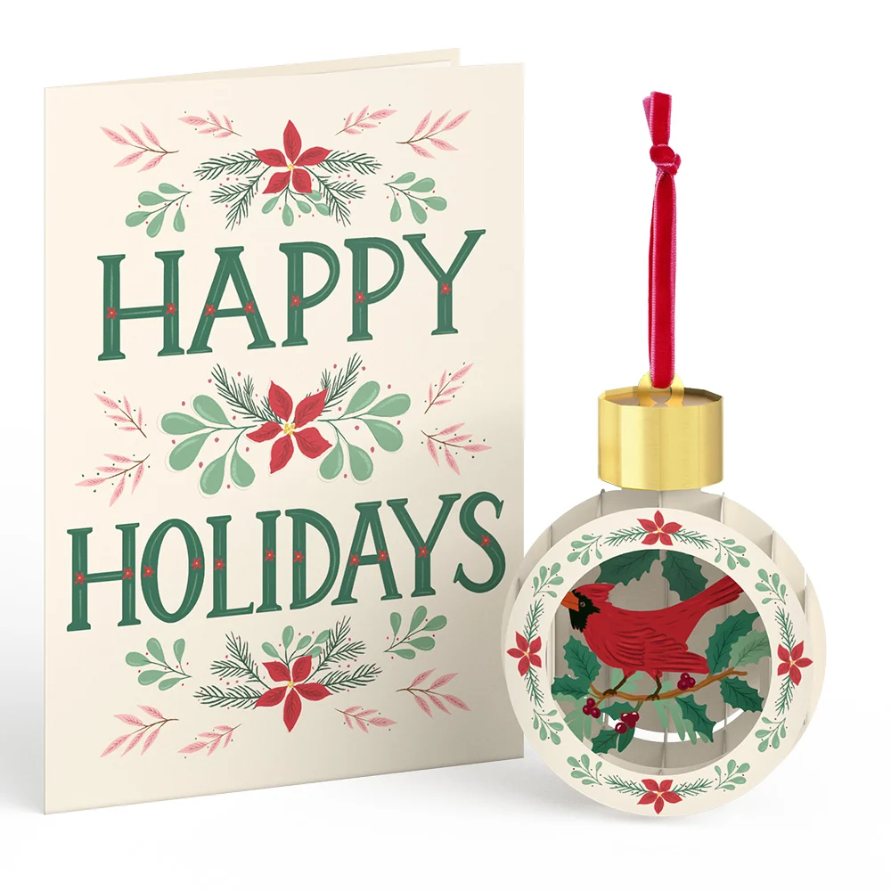 Lovepop Timeless Christmas Classic Ornament Card 3-Pack - Image 6