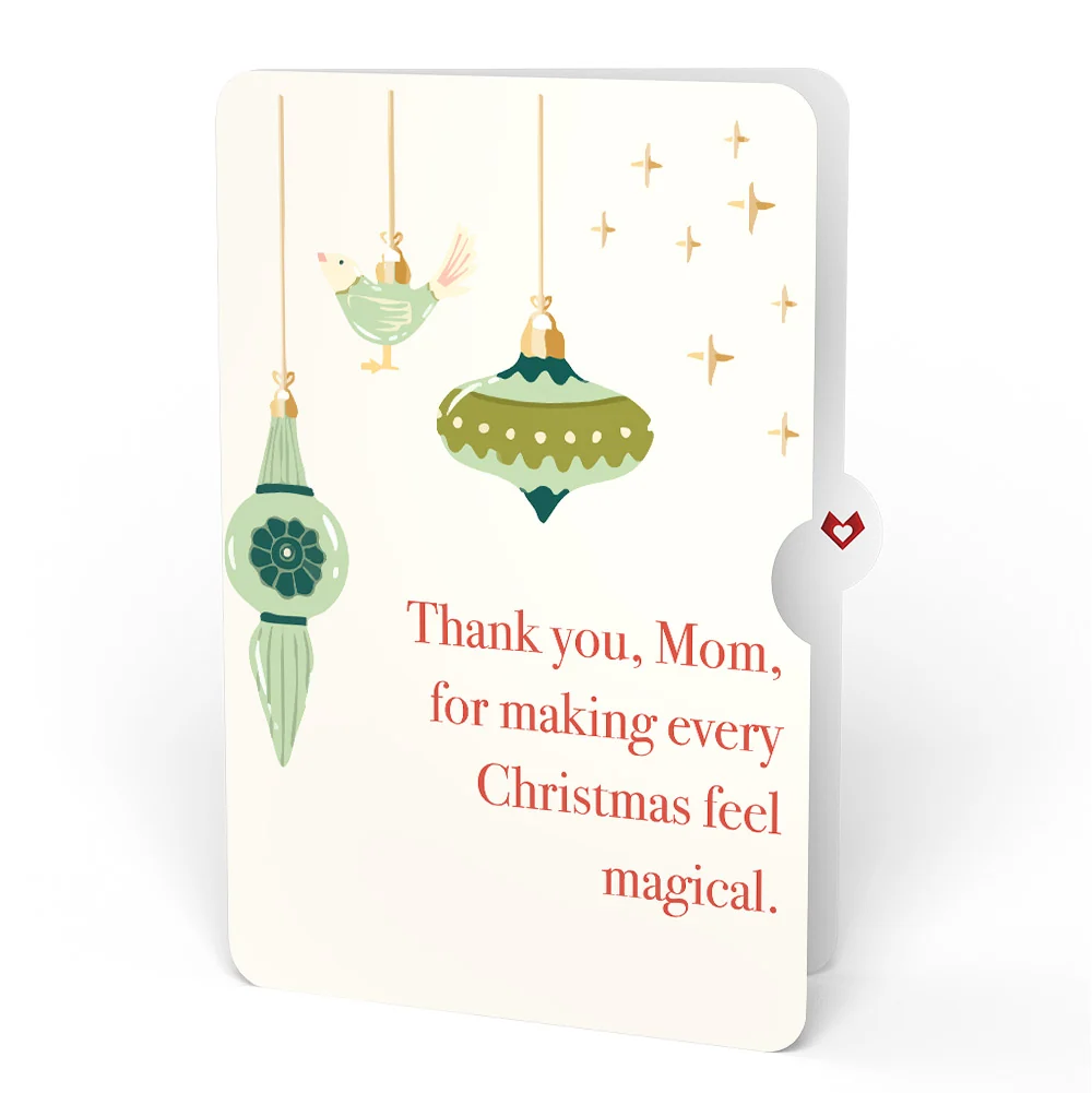 Lovepop Meowy Little Christmas Cats Pop-Up Card and Sentiment Set for Mom Cream - Image 4