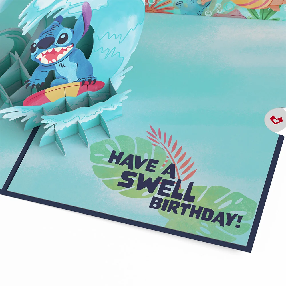Lovepop Disney's Stitch Cowabunga Birthday Pop-Up Card - Image 2