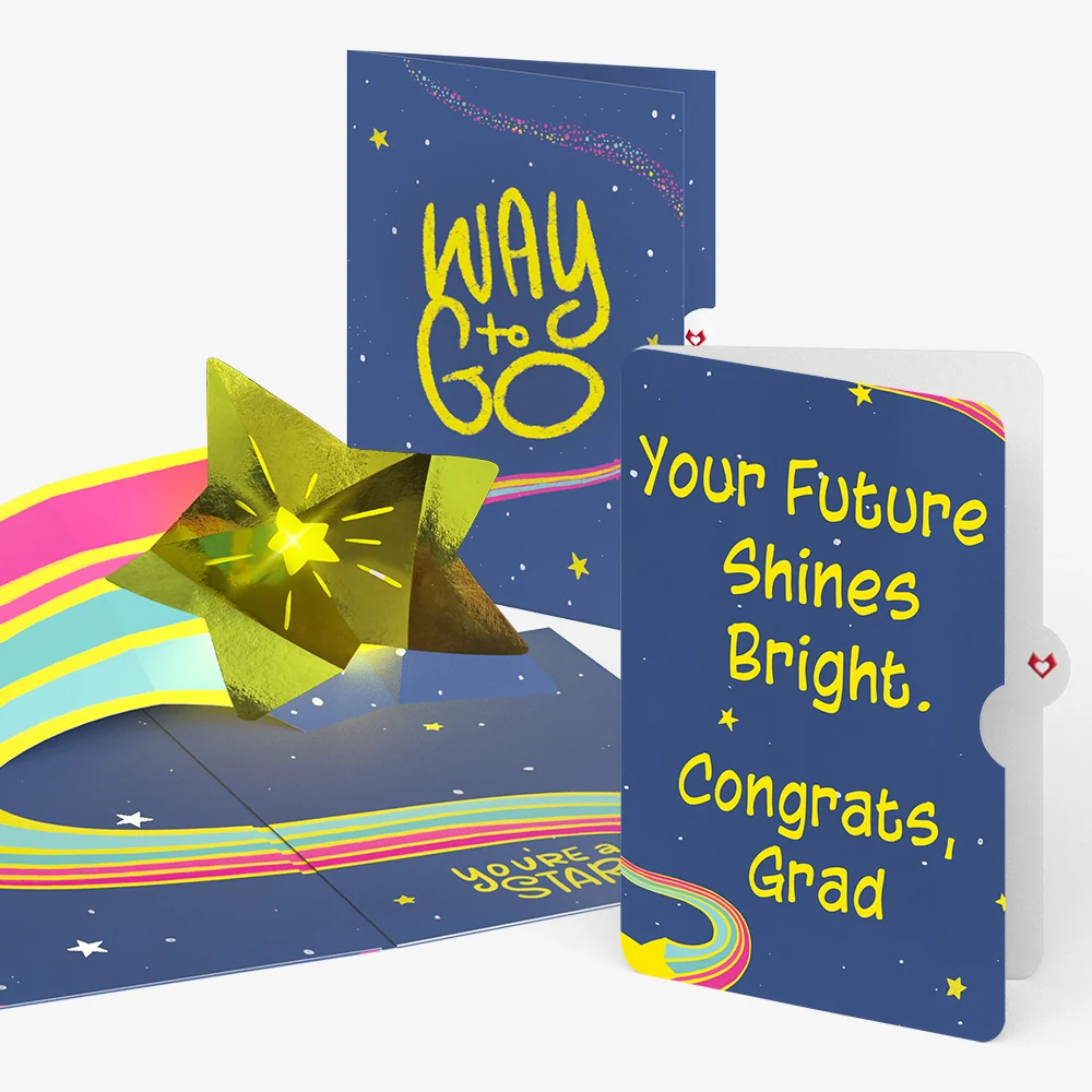 Lovepop You're a Star Graduations Light-Up Pop-Up Card and Sentiment Set