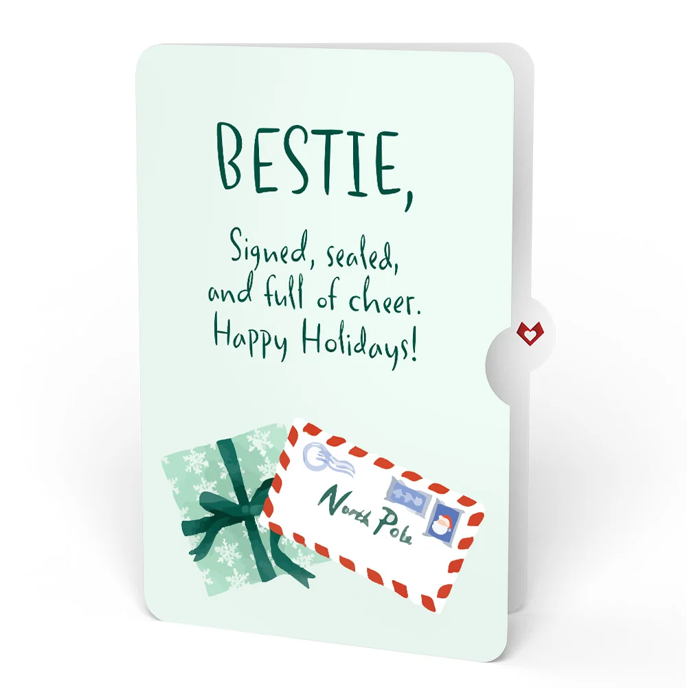 Lovepop Season's Greetings Penguin Surprise Pop-Up Card and Sentiment Set for Bestie - Image 4