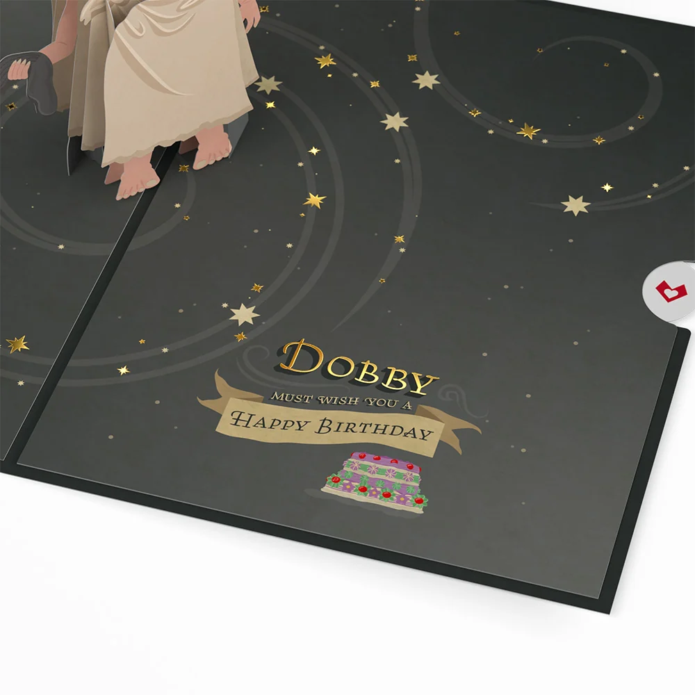 Lovepop Harry Potter Dobby Birthday Pop-Up Card & Flower Buds Bouquet Bundle - Image 9