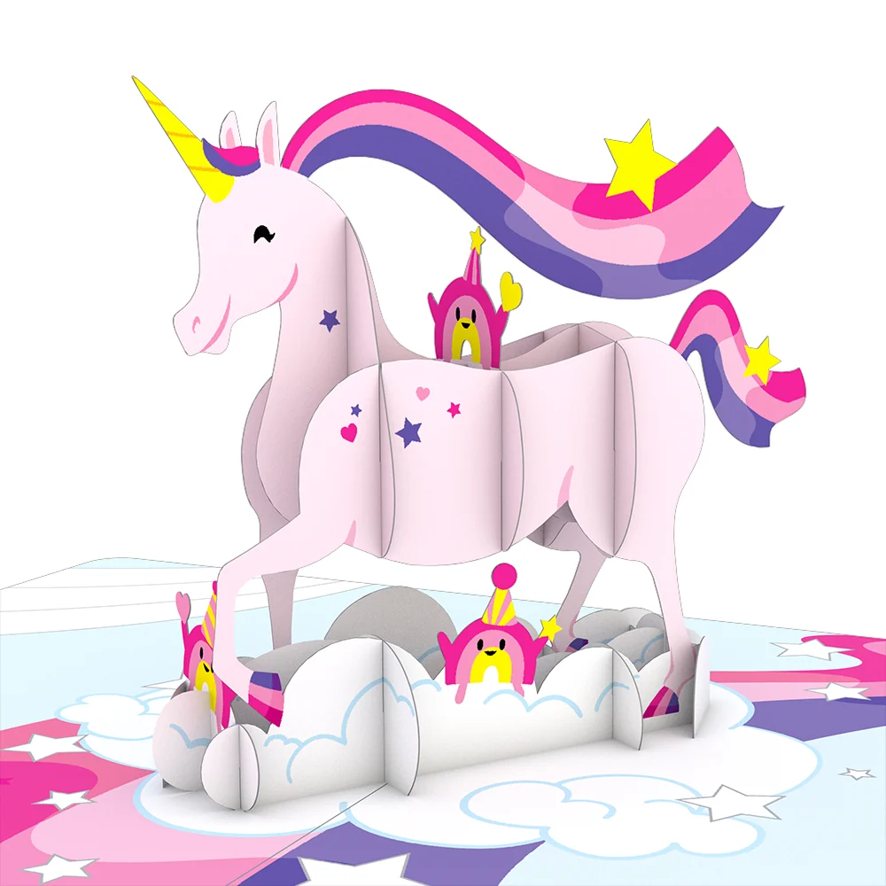 Lovepop Playpop Card: Awesome Unicorn - Image 2