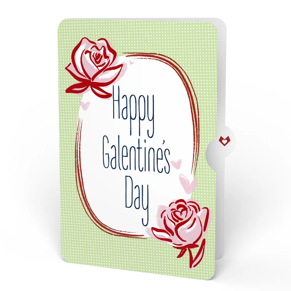 Lovepop Cheerful Tulips Galentine's Day Bouquet and Sweet Rose Sentiment Set for Friend Vase - Image 4