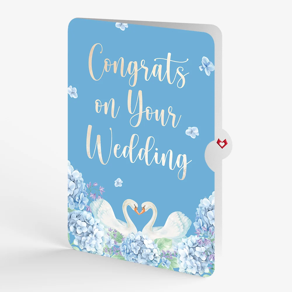Lovepop Always and Forever Swans Weddings Pop-Up Card and Sentiment Set - Image 4