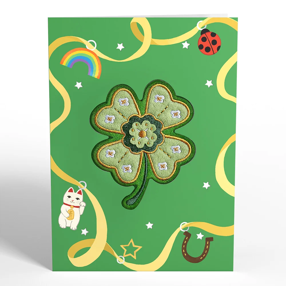 Lovepop Lucky Clover HeartFelt Charm Card - Image 7
