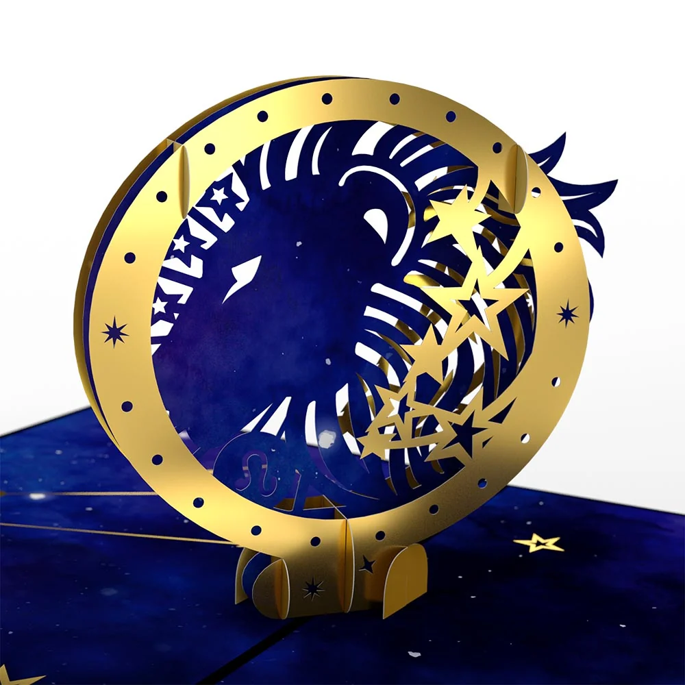 Lovepop Leo Zodiac Birthday Pop-Up Card - Image 2
