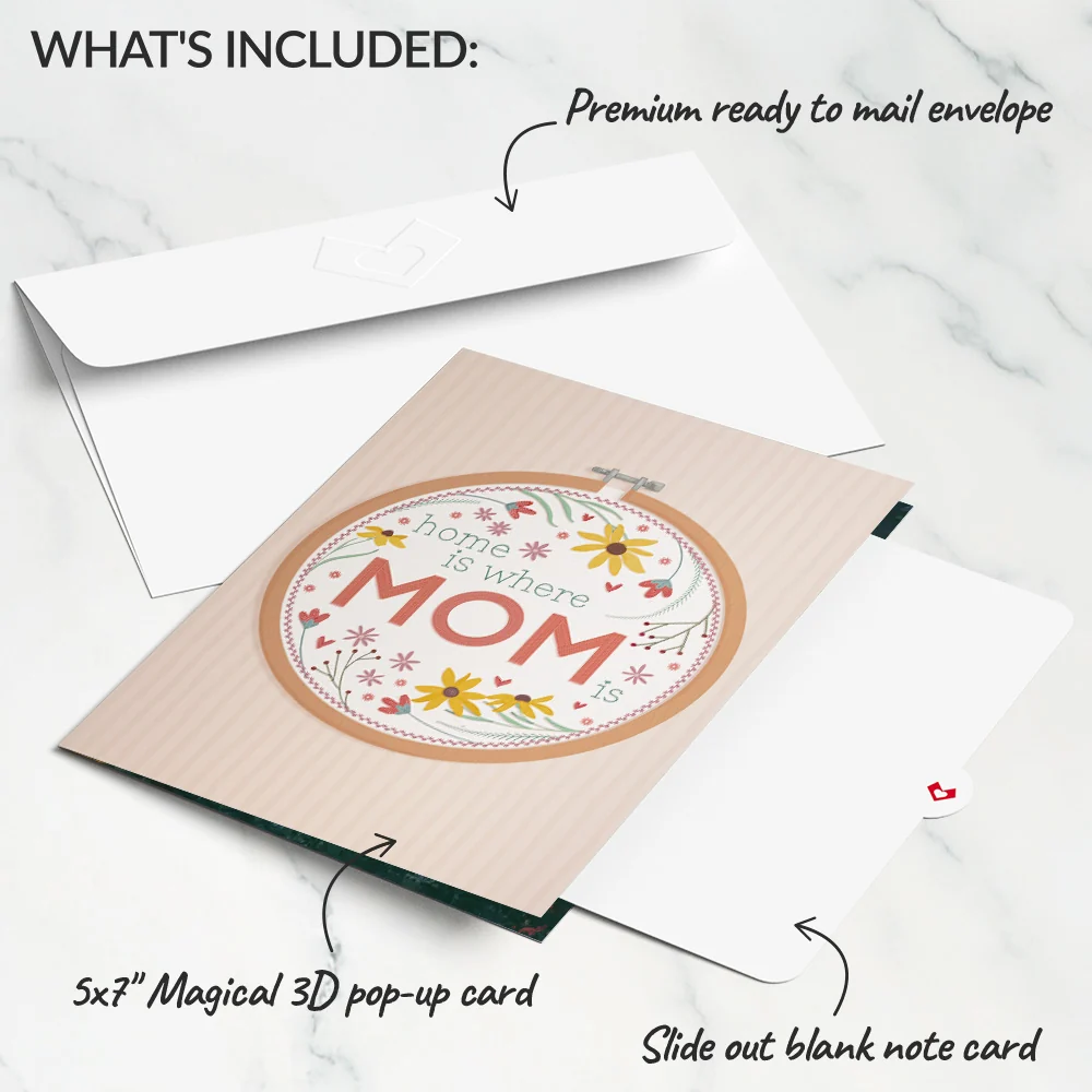 Lovepop Home Is Where Mom Is Light-Up Pop-Up Card - Image 6