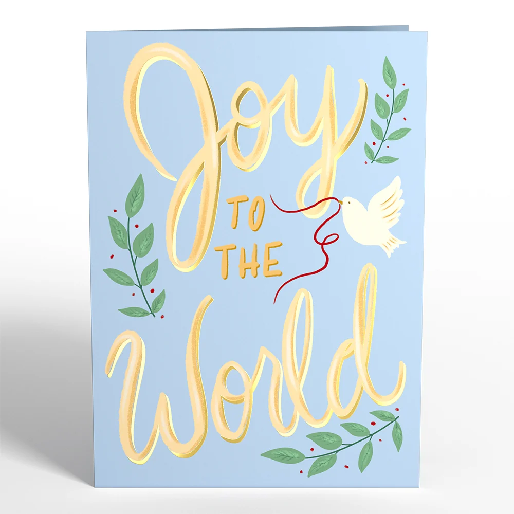 Lovepop Joy to the World Angel Classic Ornament Card - Image 5