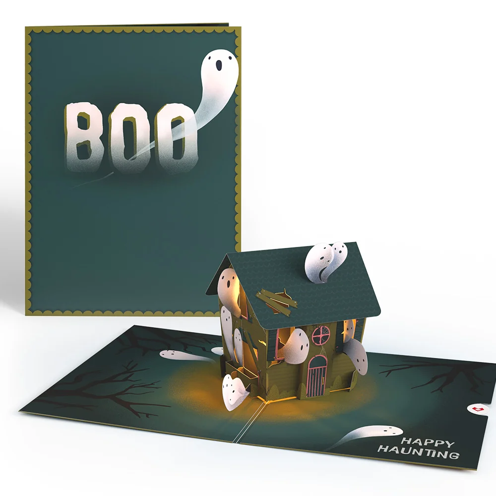 Lovepop Happy Haunting Music and Lights Pop-Up Card - Image 3