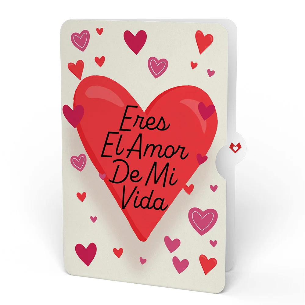 Lovepop Pizza Love Eres El Amor De Mi Vida Valentine Pop-Up Card and Sentiment Set - Image 4