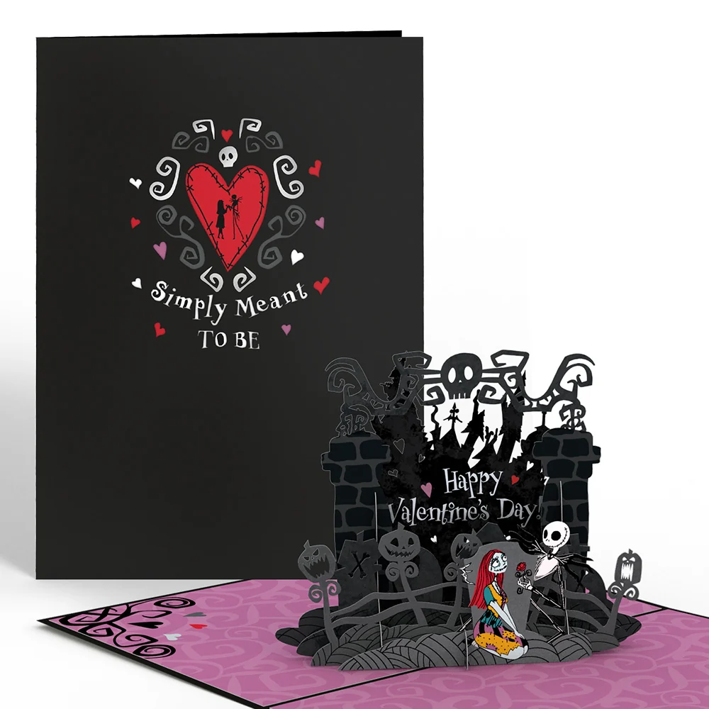 Lovepop Disney Tim Burton's The Nightmare Before Christmas Simply Meant to Be Pop-Up Card