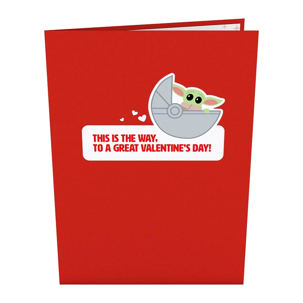 Lovepop Star Wars The Mandalorian The Child: Valentine's Way Pop-Up Card - Image 4