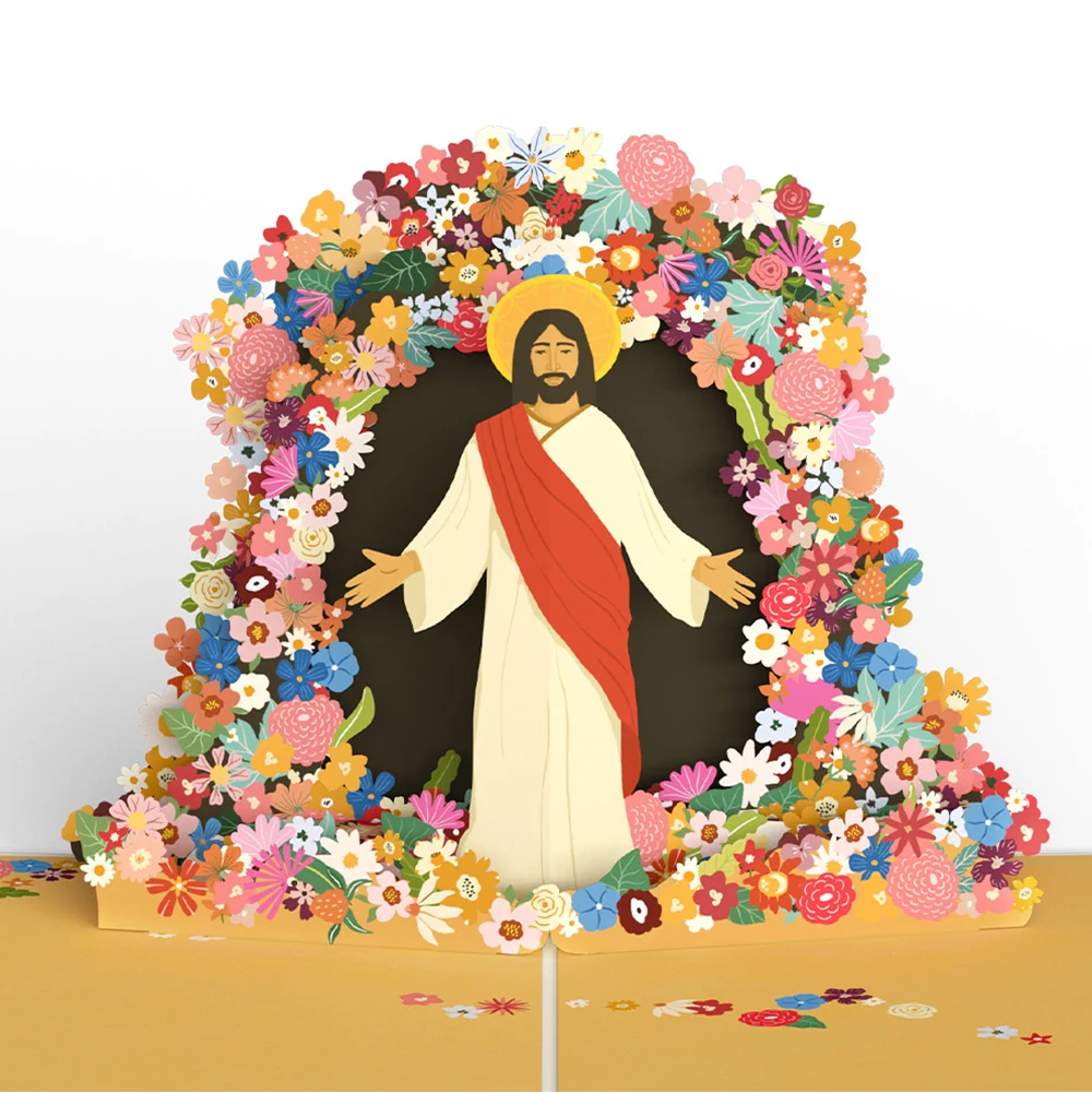 Lovepop Resurrection of Jesus Easter Pop-Up Card and Sentiment Set for Sister Cream - Image 3