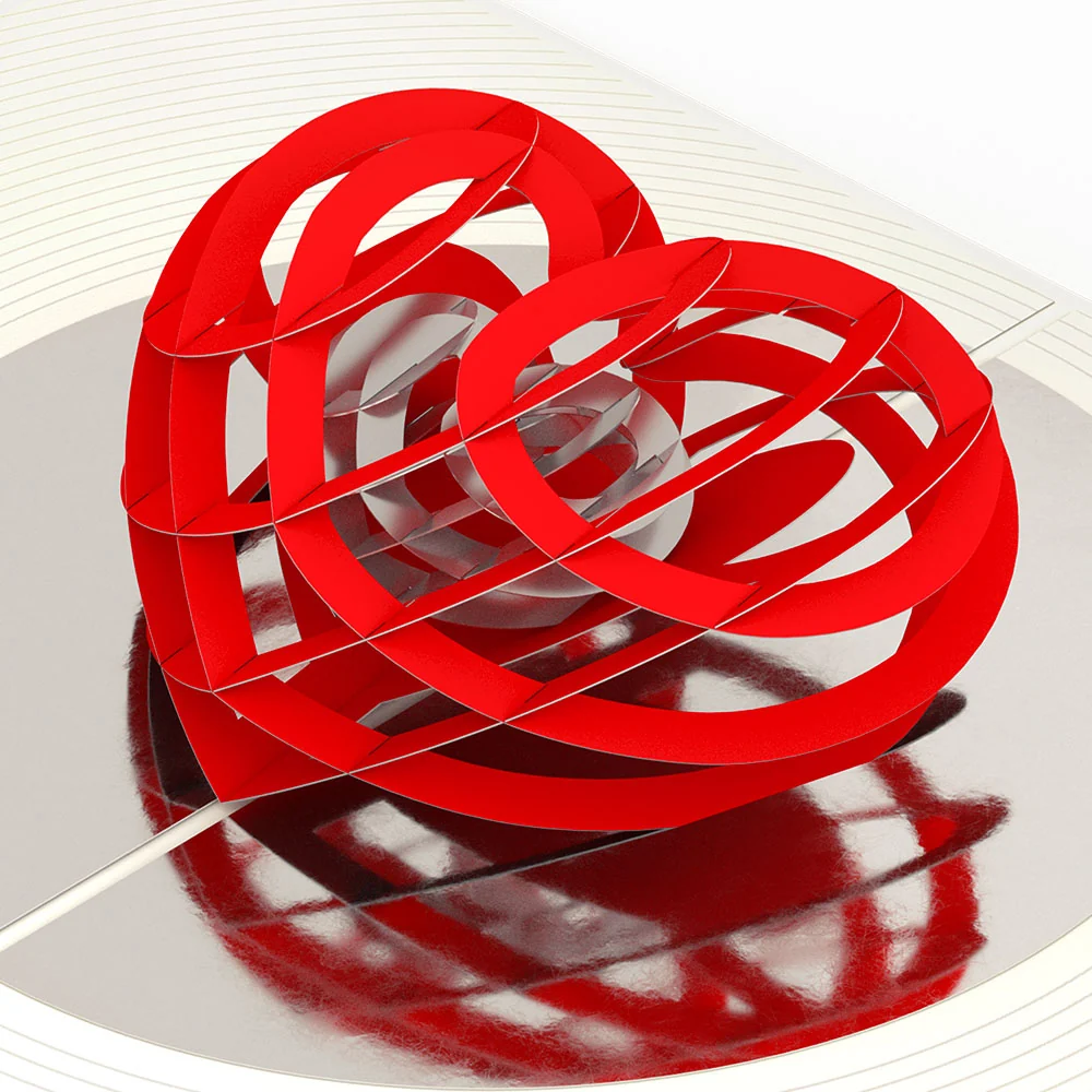 Lovepop OK Go: Love Pop-Up Card and Heart Message Love Sentiment Set - Image 3