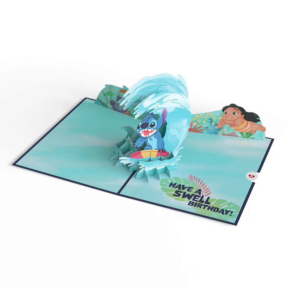 Lovepop Disney's Stitch Cowabunga Birthday Pop-Up Card - Image 3