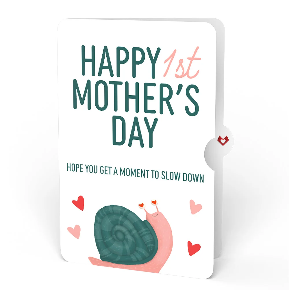 Lovepop Love You Slow Much Snail 1st Mother’s Day Pop-Up Card and Sentiment Set for New Mom - Image 4