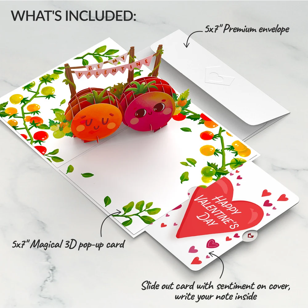 Lovepop I Love You From Head To-Ma-Toes Valentine Pop-Up Card and Big Sweet Heart Sentiment Set - Image 2