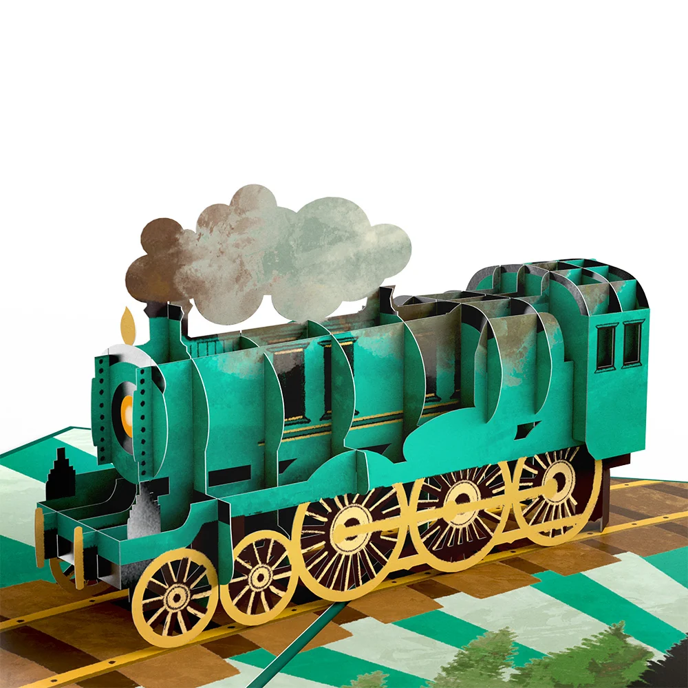 Lovepop Classic Train Pop-Up Card - Image 2