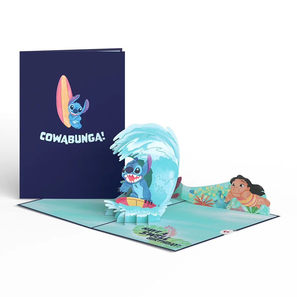 Lovepop Disney's Stitch Birthday Pop-Up Card & Flower Buds Bouquet Bundle - Image 7