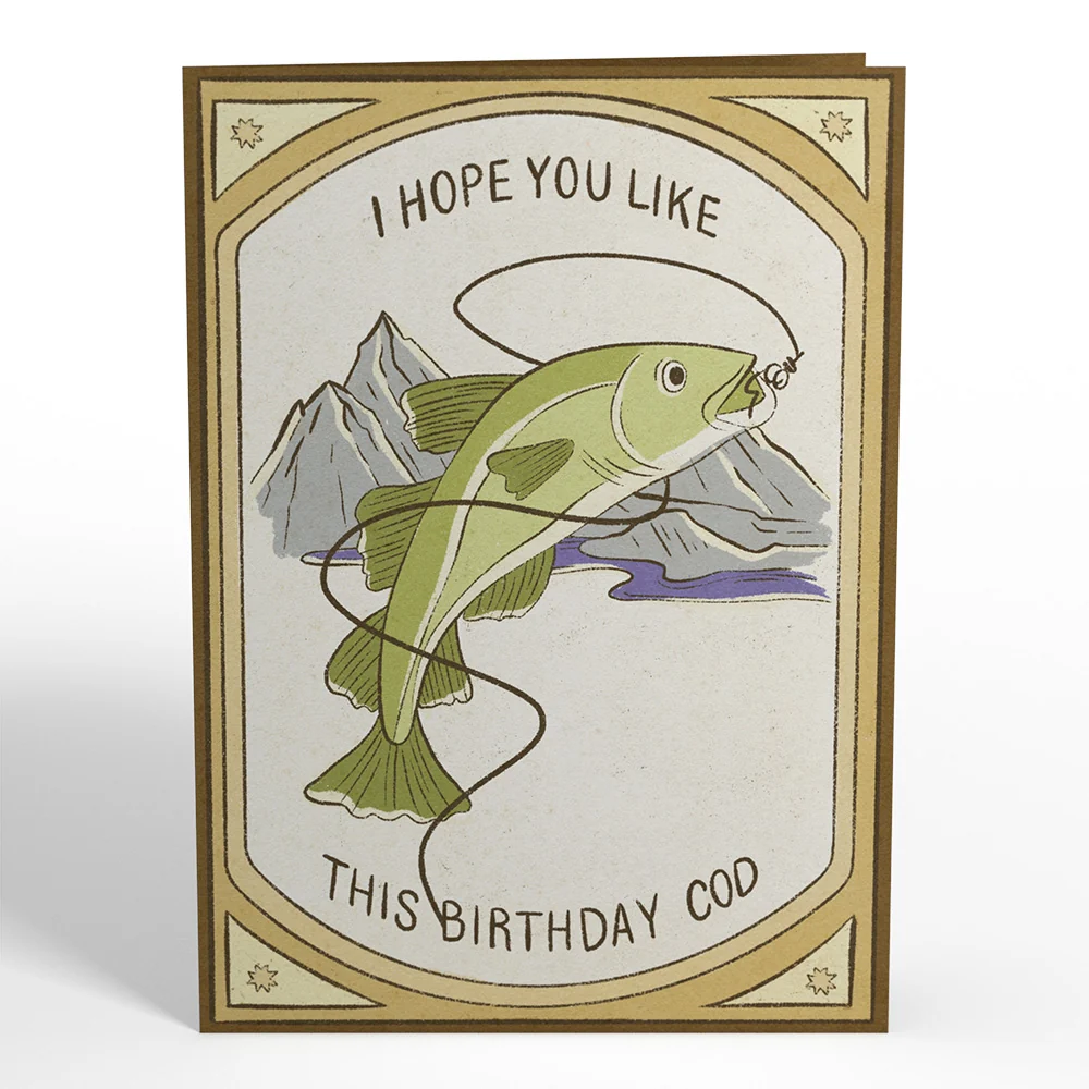 Lovepop Birthday Cod Pop-Up Card & Bouquet Bundle - Image 5