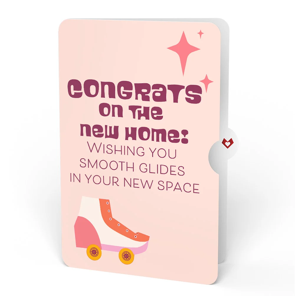 Lovepop Let the Good Times Roll Roller Skate New Home Pop-Up Card and Sentiment Set - Image 4