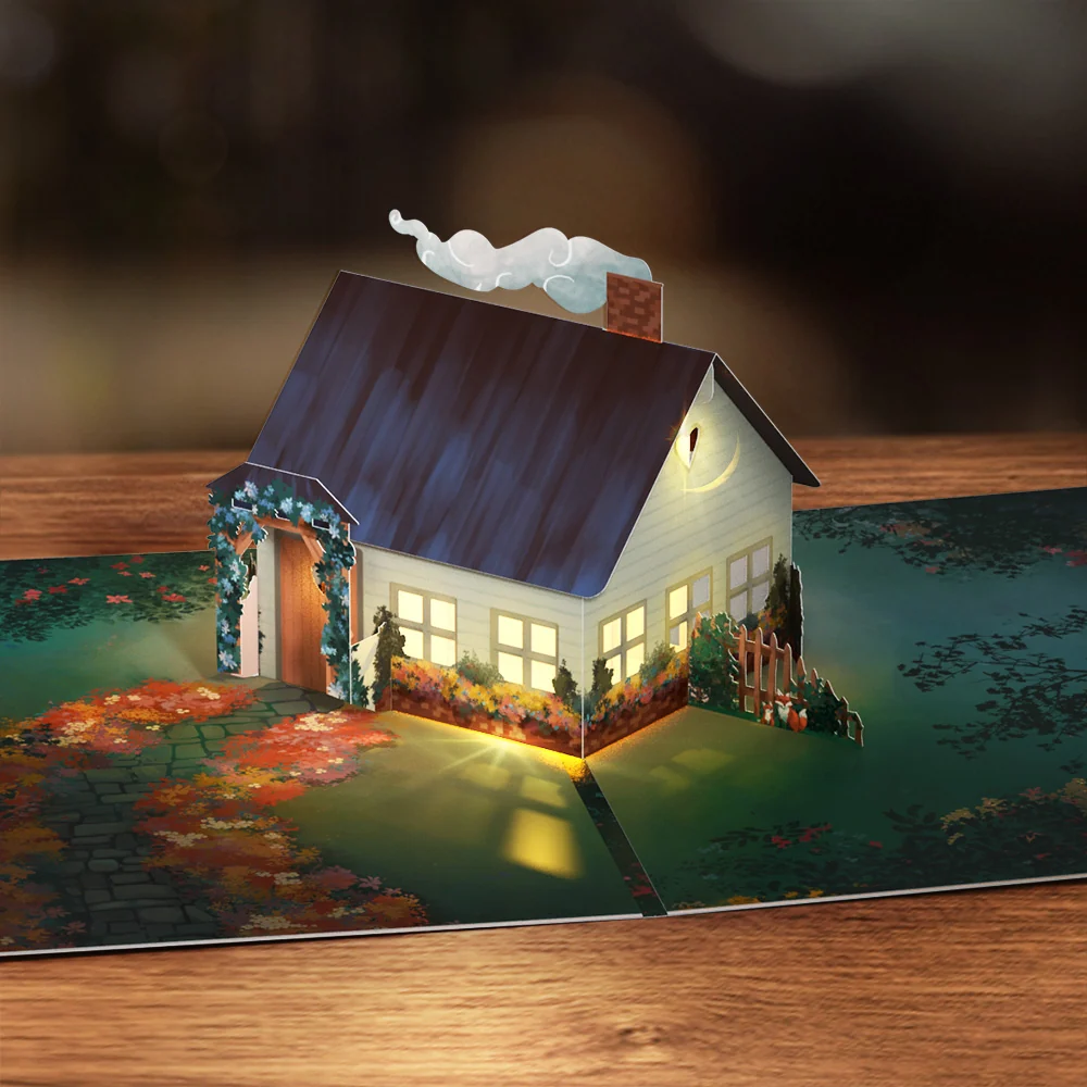 Lovepop Home Is Where Mom Is Light-Up Pop-Up Card - Image 2