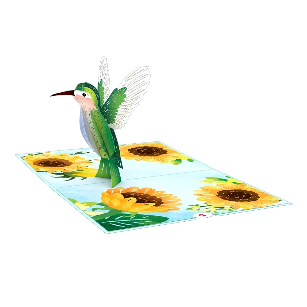 Lovepop Mother's Day Sunflower Hummingbird Pop-Up Card - Image 3