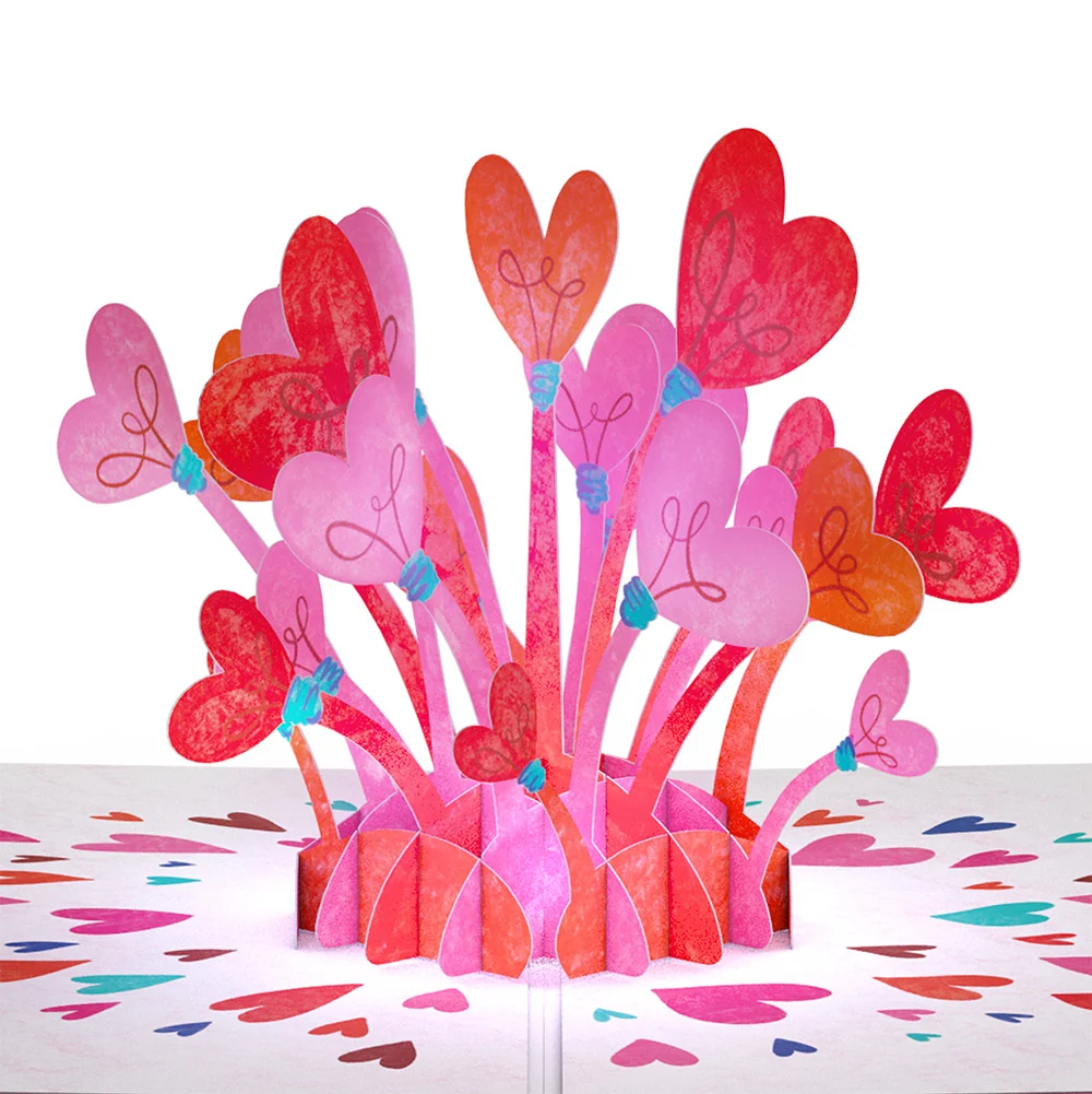 Lovepop You Light Up My Life Valentine Light-Up Pop-Up Card and Big Sweet Heart Sentiment Set - Image 3