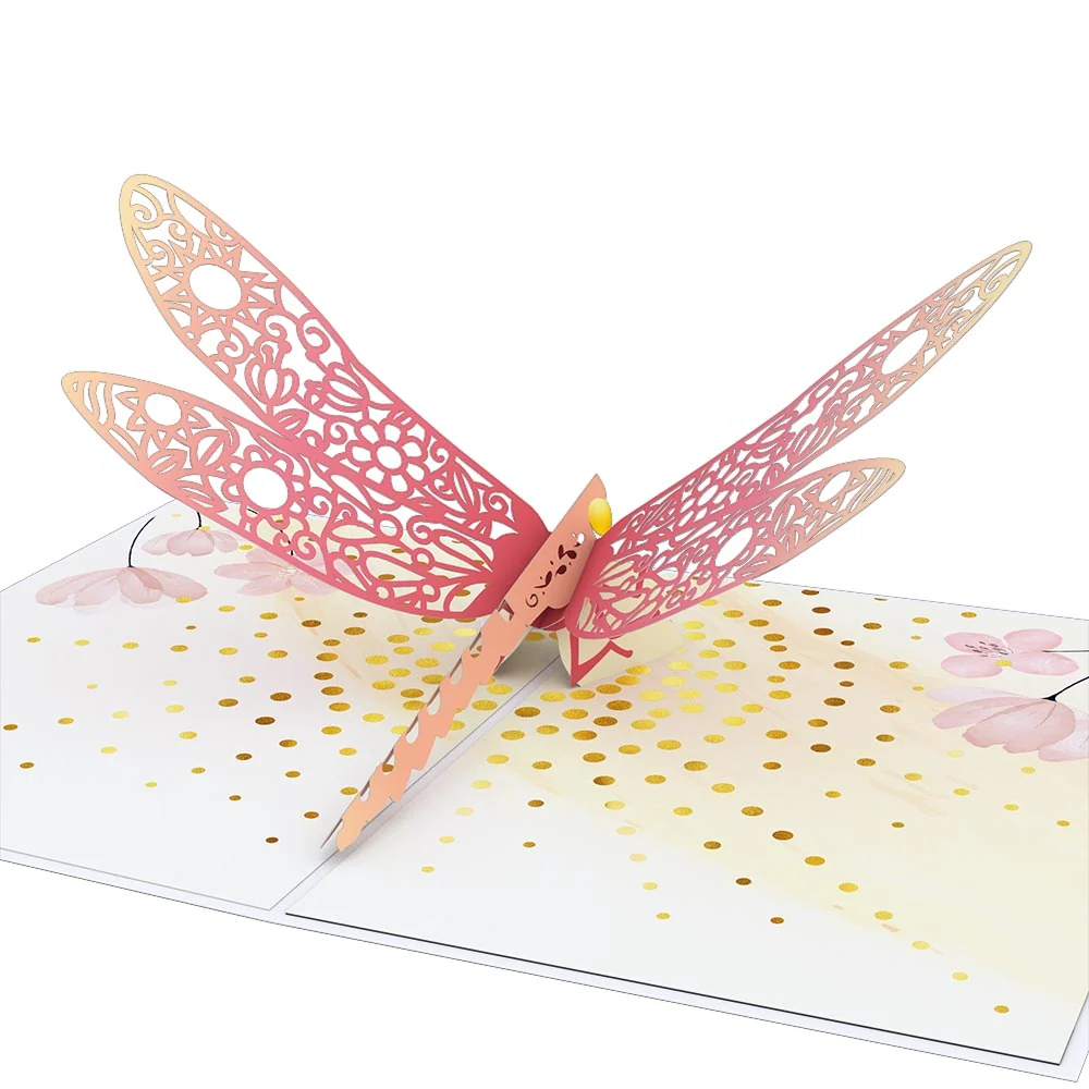 Lovepop Mother’s Day Dragonfly Pop-Up Card - Image 2