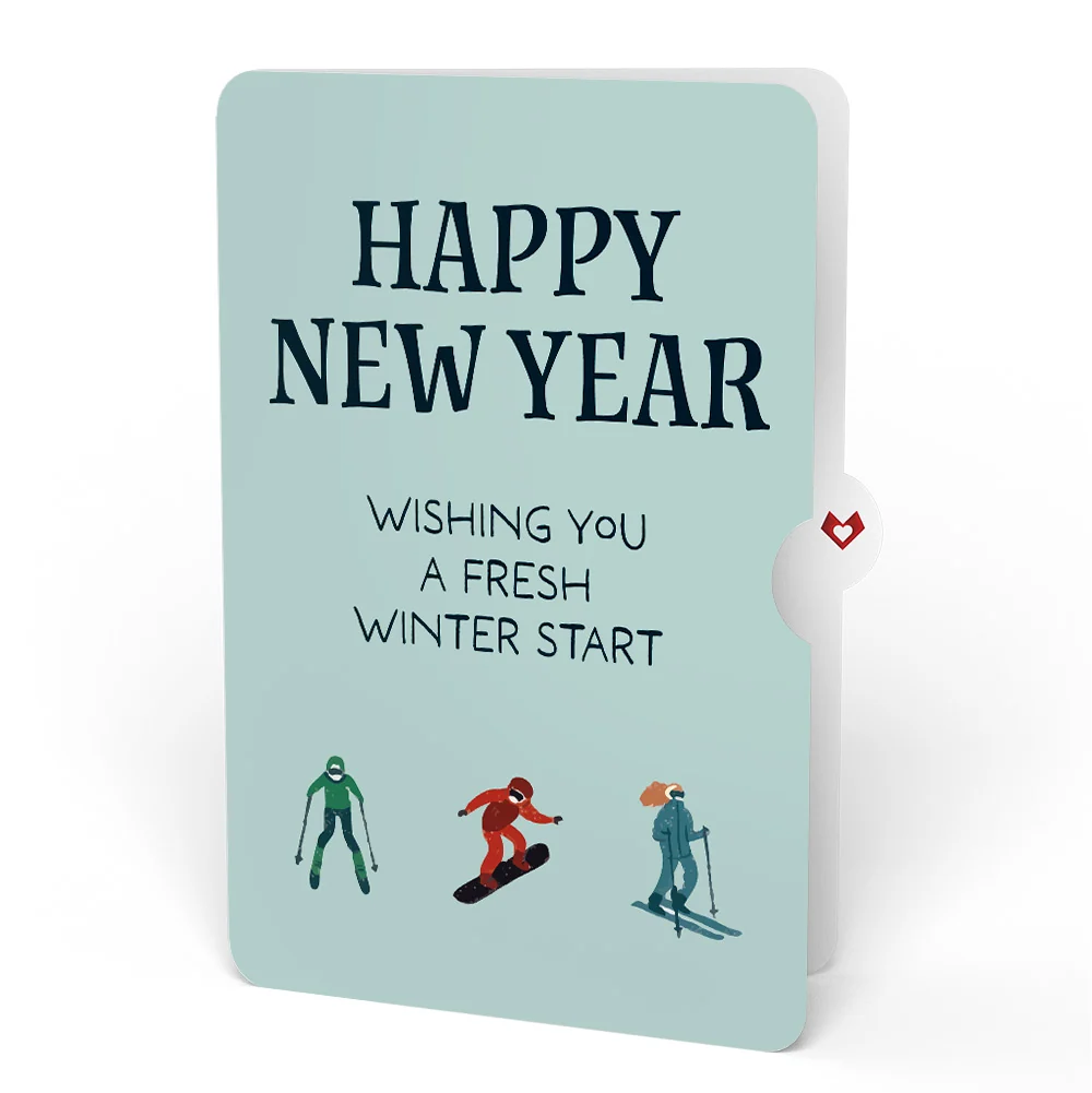 Lovepop Mountain Ski Adventure New Year Pop-Up Card and Sentiment Set - Image 4