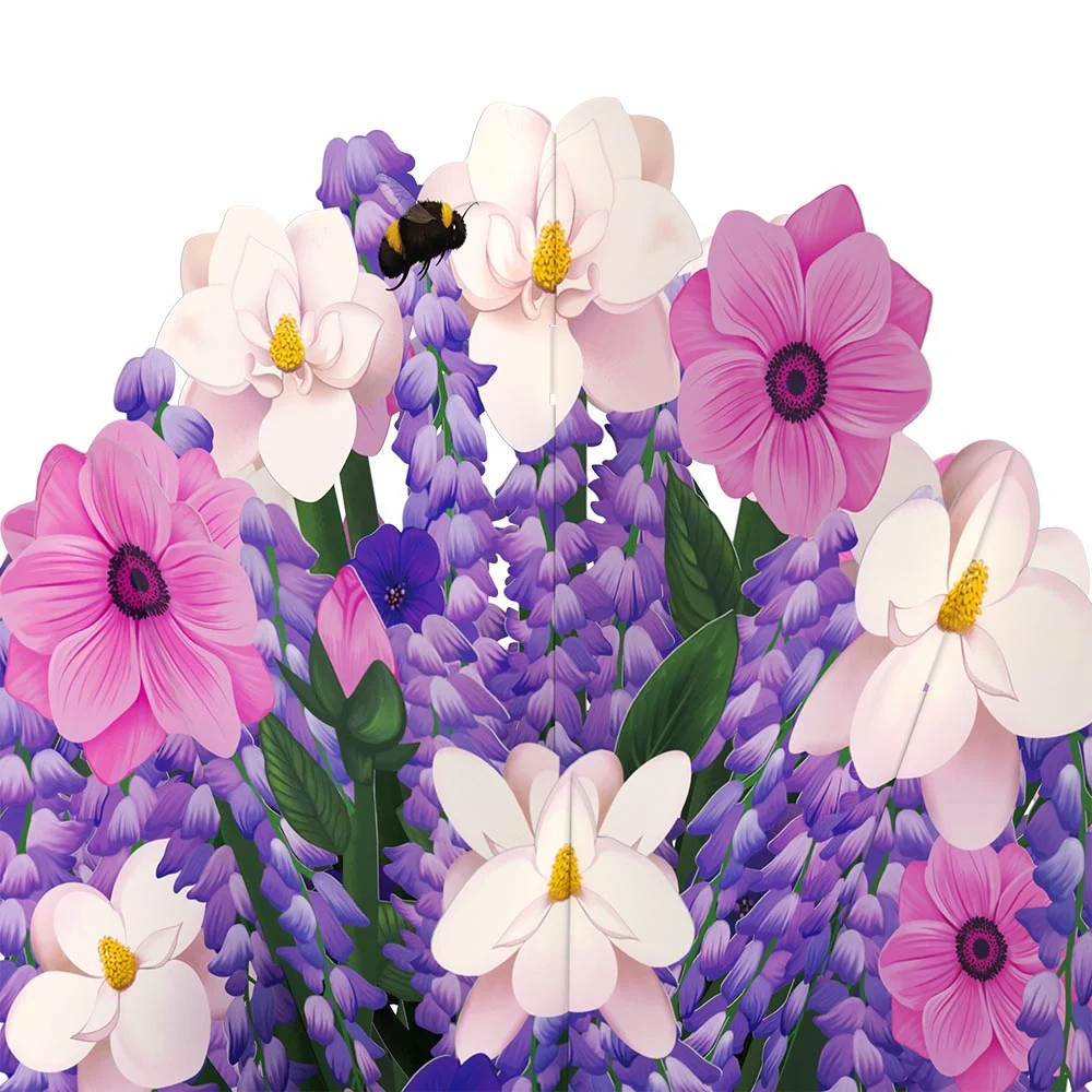 Lovepop Wisteria Birthday Bouquet and Libra Zodiac Sentiment Set Cream - Image 3