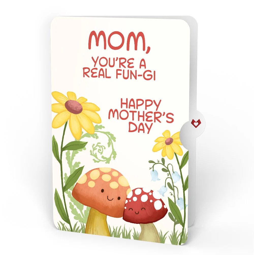 Lovepop 'Love You So Mush' Mother’s Day Plushpop Card and Meadow Fun-gi Mushroom Sentiment Set for Mom Cream - Image 4