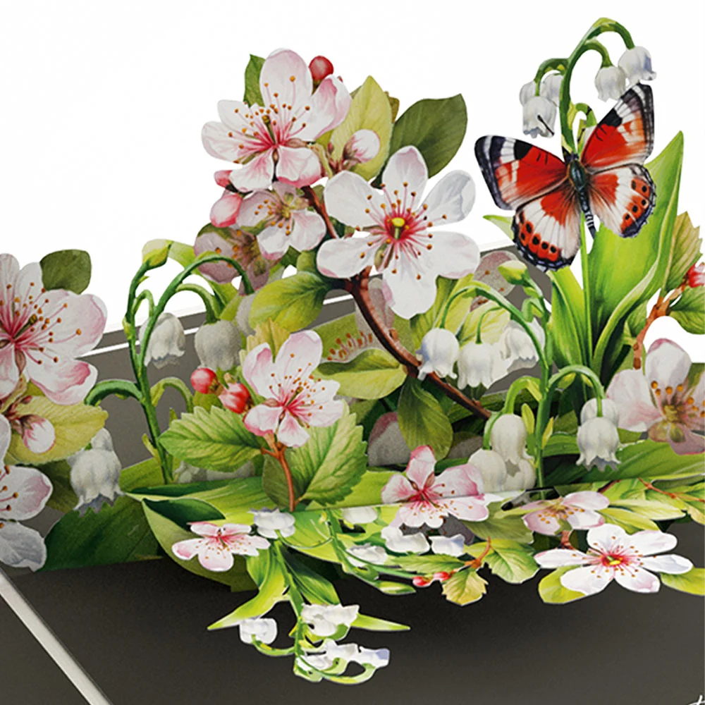 Lovepop Born to Bloom: May Birth Month Flowers Thinking of You Pop-Up Card and Sentiment Set - Image 3