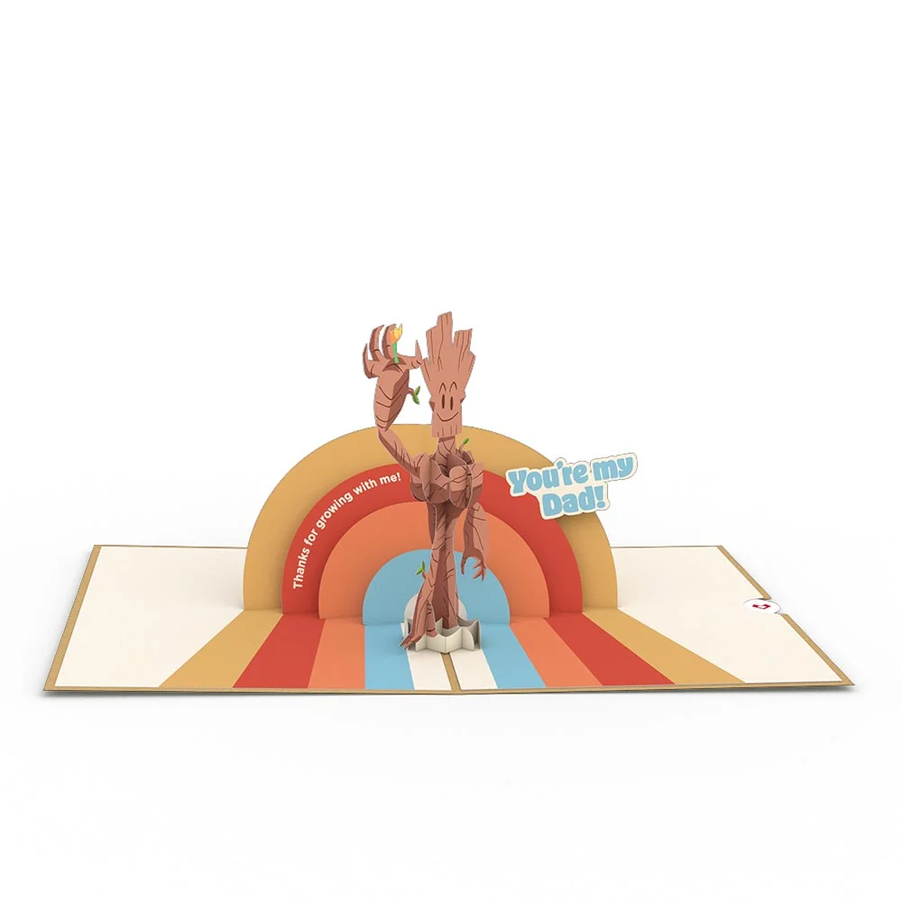 Lovepop Marvel's Guardians of the Galaxy Groot-ful You're My Dad Pop-Up Card - Image 3