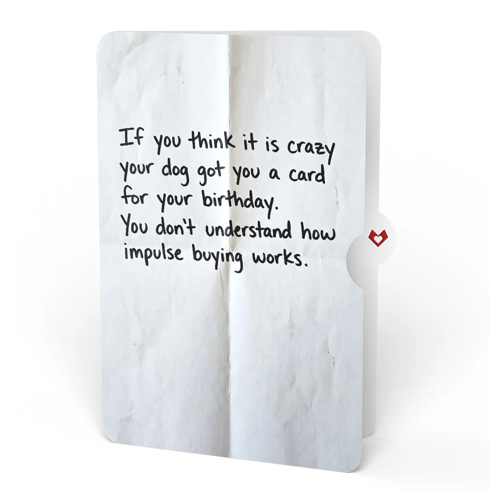 Lovepop Happy Birthday Dogs Pop-Up Card and Impulse Buying Sentiment Set - Image 4