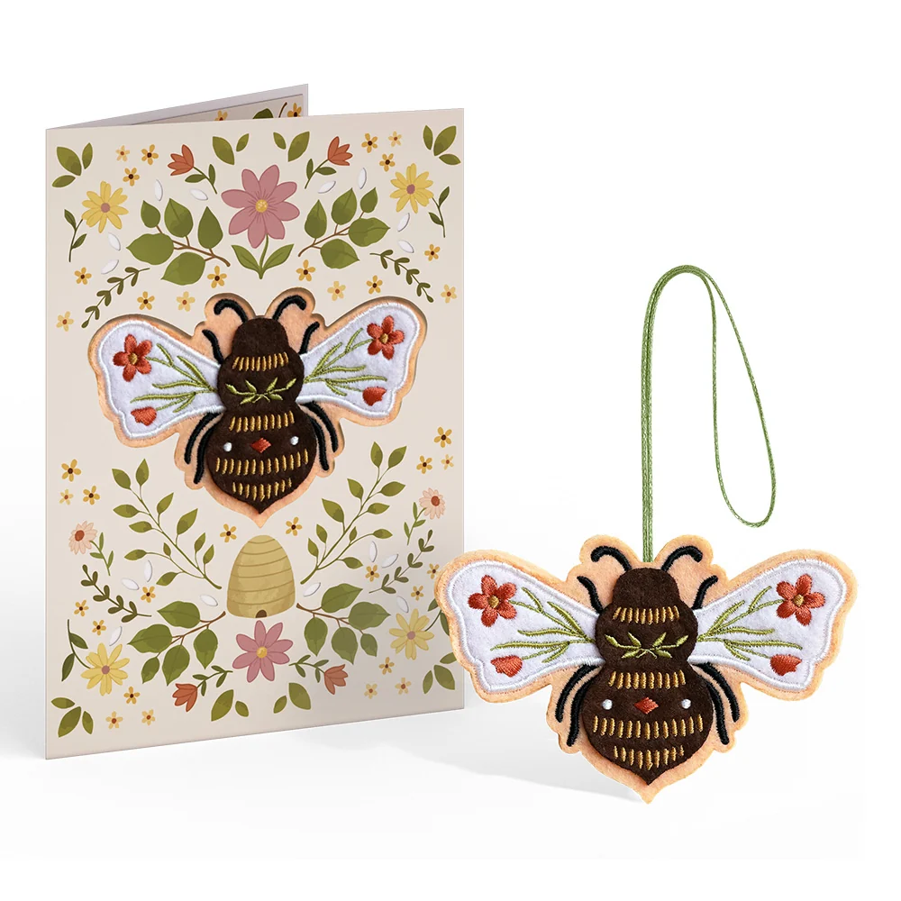 Lovepop Botanical Bee HeartFelt Charm Card - Image 2