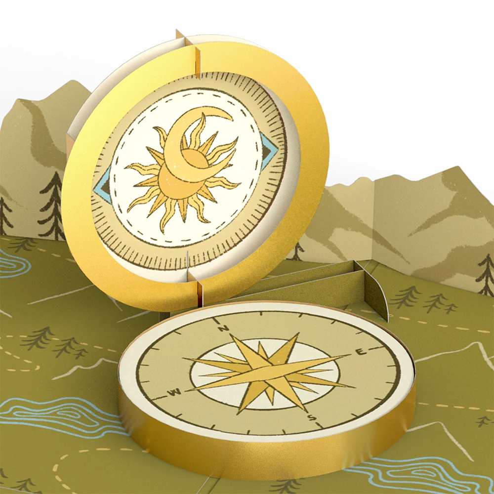 Lovepop Guiding Compass Anniversary Pop-Up Card and Ultimate Guide Sentiment Set - Image 3