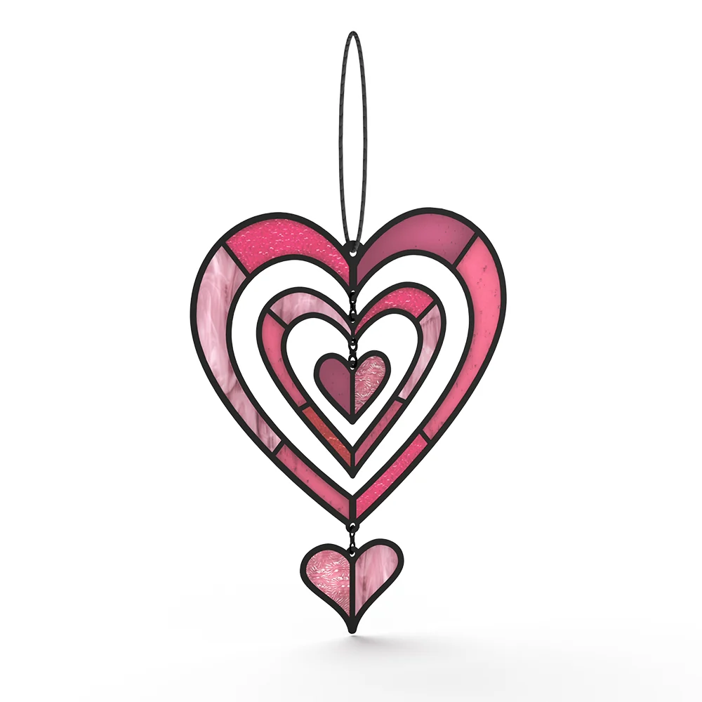 Lovepop Spinning Heart Suncatcher Card - Image 3