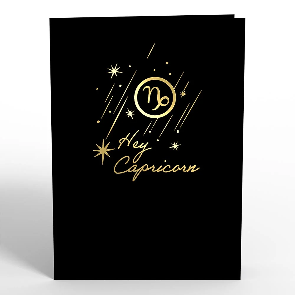 Lovepop Capricorn Zodiac Birthday Pop-Up Card - Image 4