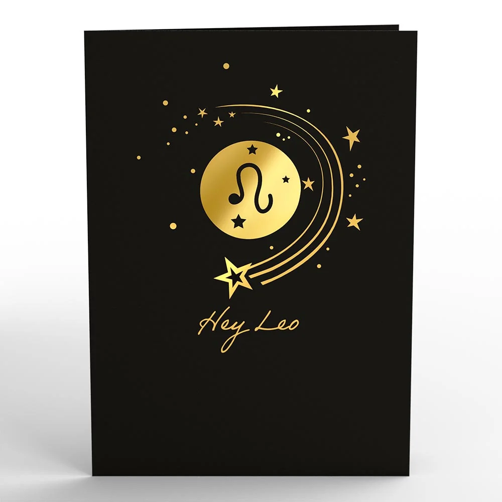 Lovepop Leo Zodiac Birthday Pop-Up Card - Image 4