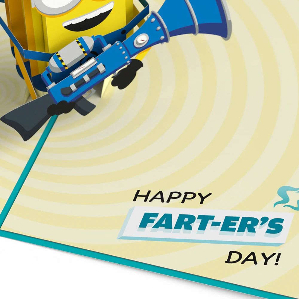 Lovepop Minions Happy Fart-er's Day Pop-Up Card - Image 3